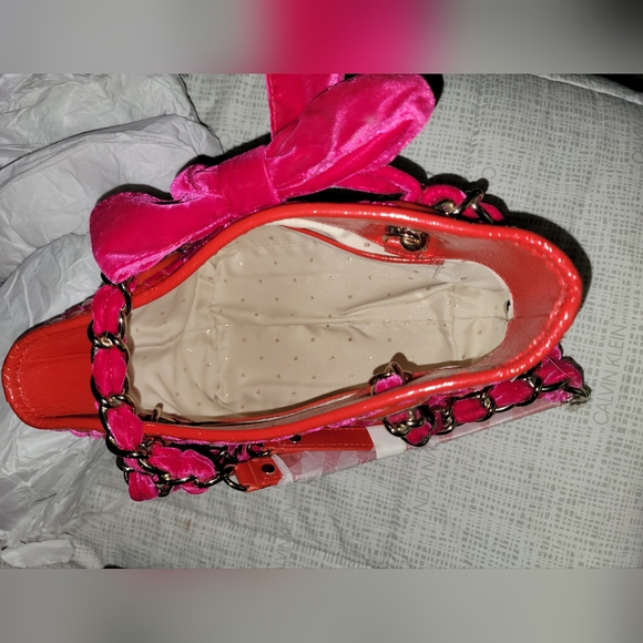 Kate Spade Mini Coal Pink Velvet Weave Purse Handbag PXRU2222 - Picture 3 of 10